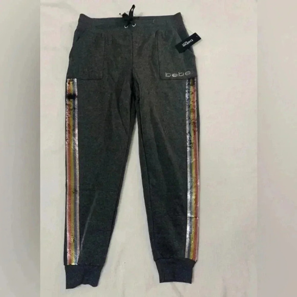 NEW  BEBE BLING JOGGERS LARGE - Picture 1 of 7